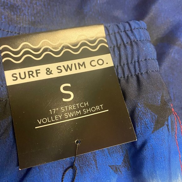 Swim And Surf Co Mens Multicolor Short Sleeve Shirt Drawstring Shorts Swim Set S - Picture 4 of 4